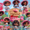 Cute Fishing Girls Png Bundle