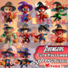 Cute Halloween Avengers PNG Bundle