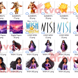 Disney Wish Clipart Bundle