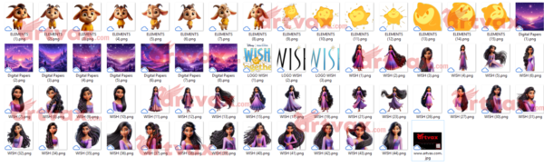 Disney Wish Clipart Bundle