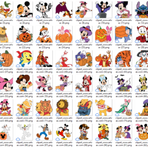 Mickey and Friends Halloween SVG Bundle