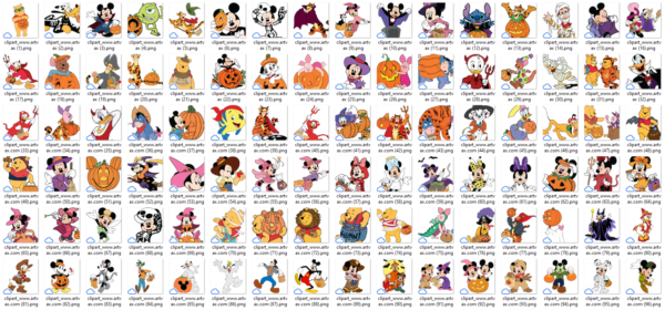 Mickey and Friends Halloween SVG Bundle