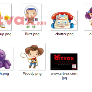 watercolor Toy Story PNG