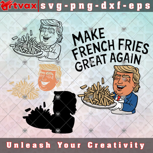 Make French Fries Great Again svg