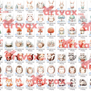 Cute Forest Animals PNG Bundle