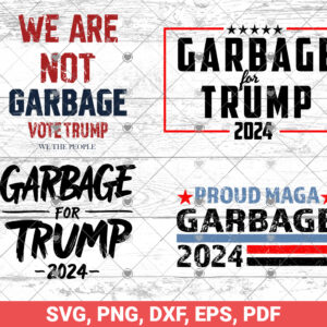 Proud MAGA Garbage SVG bundle