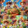 Cute 3D Farmer Boy PNG Bundle