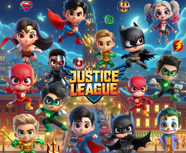 Justice League Clipart Bundle