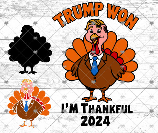 I'm Thankful Trump Won Svg