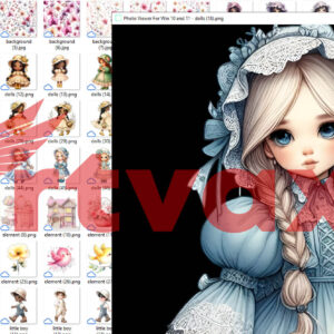 Sarah Kay Doll PNG Bundle