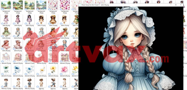 Sarah Kay Doll PNG Bundle