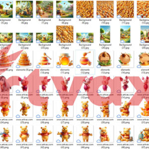 Winnie the Pooh PNG Bundle