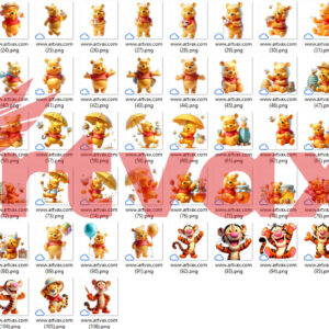 Winnie the Pooh PNG Bundle