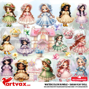 Sarah Kay Doll PNG Bundle