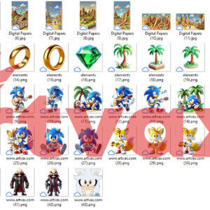 Sonic PNG Bundle