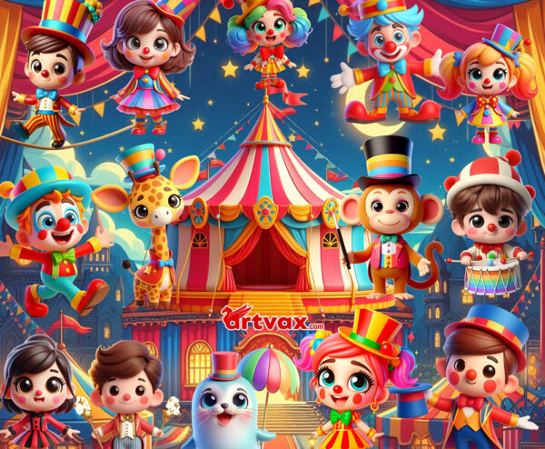 Cute Circus Clipart