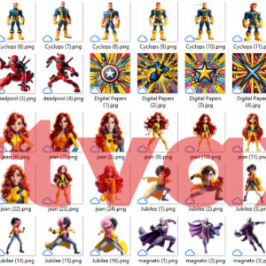 X-Men PNG Bundle