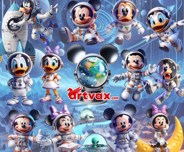 Mickey and Friends PNG Bundle