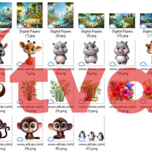 Madagascar Baby Animals Clipart