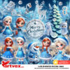 Frozen Christmas 3D PNG