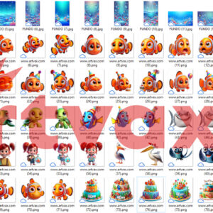 Finding Nemo 3D PNG Bundle