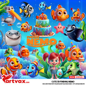 Finding Nemo 3D PNG Bundle