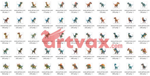 Dinosaur PNG Clipart Bundle