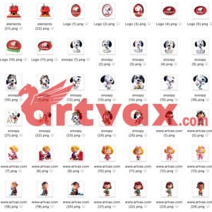 Snoopy PNG Bundle