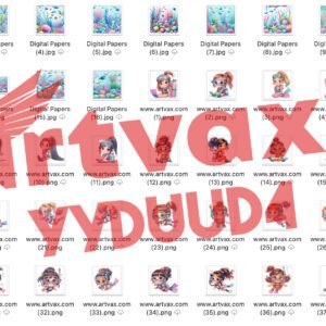 Scuba Girl PNG Bundle