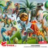 Dinosaur PNG Clipart Bundle