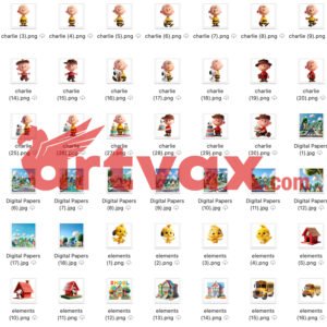 Snoopy PNG Bundle