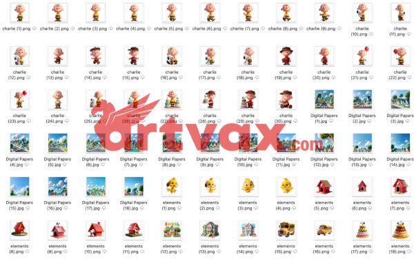 Snoopy PNG Bundle