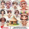 Tribal Kids PNG Bundle