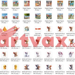 Tom and Jerry PNG Bundle