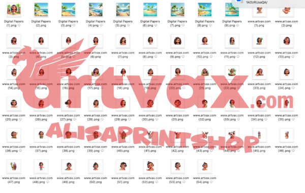 Moana Birthday Sublimation