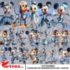 Mickey and Friends Silver Glam PNG Bundle