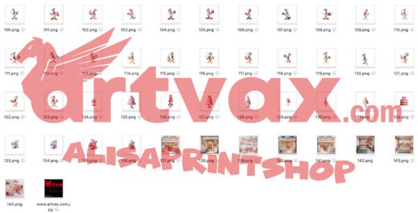 Mickey and Friends Chef PNG Bundle | Cute Baking Clipart | Minnie Cupcake Sublimation, Bakery Party Stickers & Backdrops - Image 2