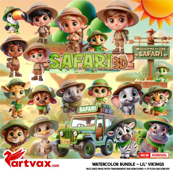 Safari PNG Bundle