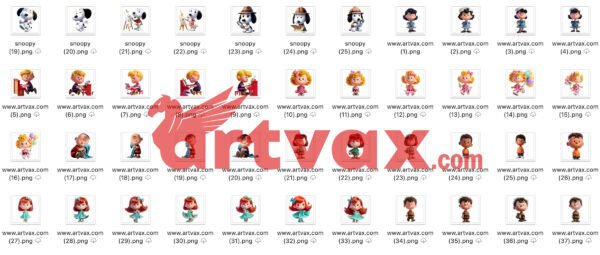 Snoopy PNG Bundle