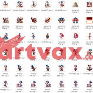 Mickey Circus PNG Bundle