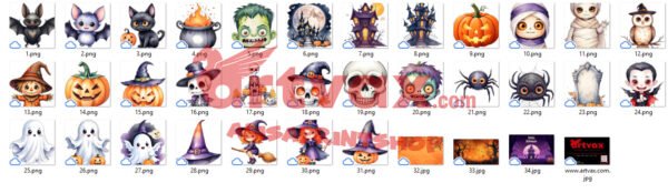 Halloween PNG Bundle
