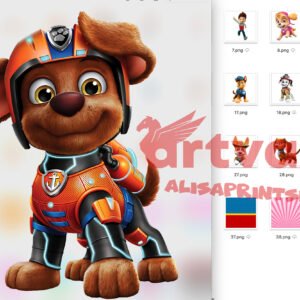 Paw Patrol PNG Clipart Bundle