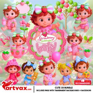Strawberry Shortcake Baby PNG Clipart