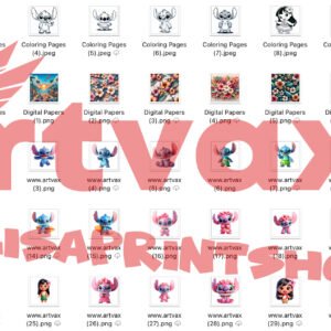 Lilo and Stitch PNG Bundle