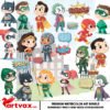 Superhero Kids PNG Bundle