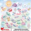 Cute Bug Garden PNG Clipart
