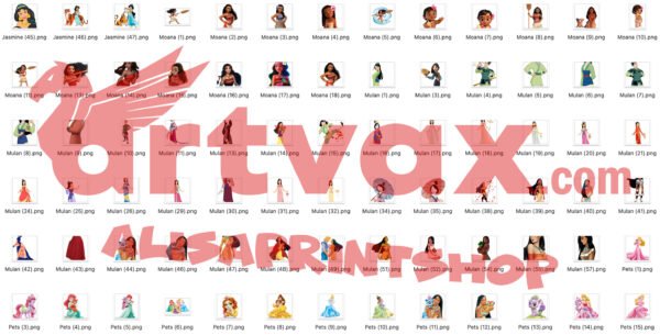 Princess PNG Clipart Bundle