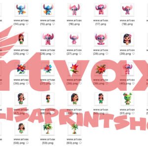 Lilo and Stitch PNG Bundle