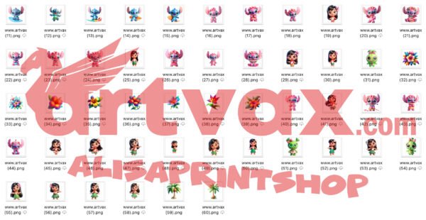 Lilo and Stitch PNG Bundle
