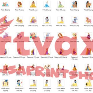 Princess PNG Clipart Bundle